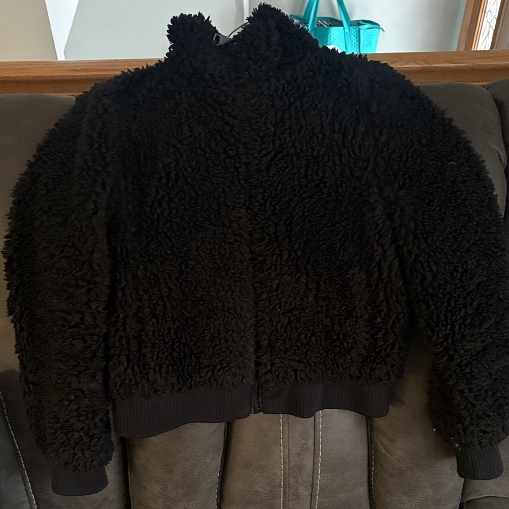 Cozy Black Sherpa Jacket